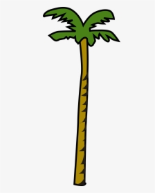 Coconut Palm 3 Clip Arts - Gambar Pohon Kelapa Vektor, HD Png Download, Transparent PNG