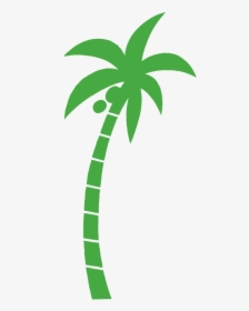 Tree Clipart Buko - Coconut Tree Png Logo, Transparent Png, Transparent PNG