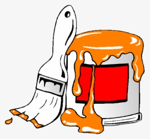 Free Paint Bucket Clip Art - Cartoon Tin Of Paint, HD Png Download, Transparent PNG