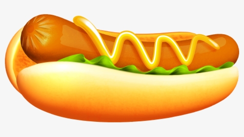Hot Hamburger Dog Transparent Sausage Free Download - Hot Dog Png Clipart, Png Download, Transparent PNG