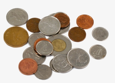 Pile Of Canadian Coins, HD Png Download, Transparent PNG