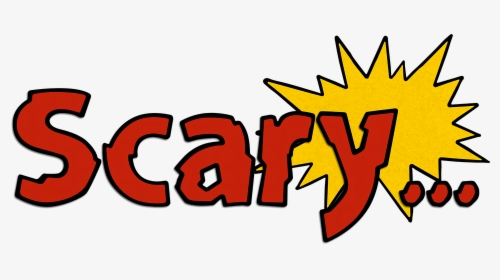 Scary, Halloween, Pop Art, Cartoon, Animation, Message - Comic Book Font, HD Png Download, Transparent PNG