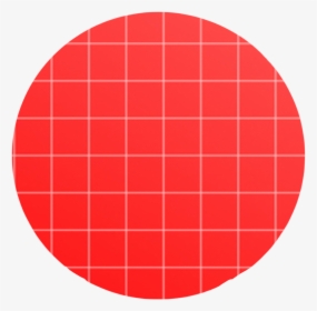 #red #grid #redgrid #aesthetic #vsco #freetoedit - Grid Circle Aesthetic Red, HD Png Download, Transparent PNG