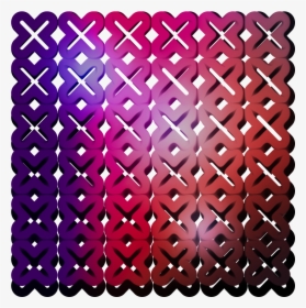 Red Grid Cross Design - Motif, HD Png Download, Transparent PNG
