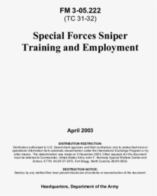 Special Forces Sniper, HD Png Download, Transparent PNG