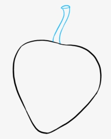 How To Draw Strawberry - Line Art, HD Png Download, Transparent PNG