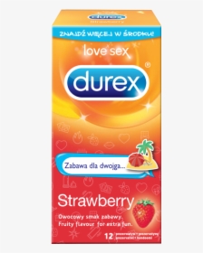 Prezerwatywy Durex Strawberry Emoji, 12 Szt - Durex, HD Png Download, Transparent PNG