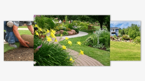 Landscape Designs - Paths In Garden Design, HD Png Download, Transparent PNG