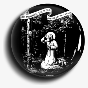 St Seraphim Of Sarov Jesus Prayer Button   Class - Illustration, HD Png Download, Transparent PNG