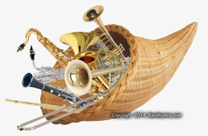 Cornucopia With Music Coming Out, HD Png Download, Transparent PNG