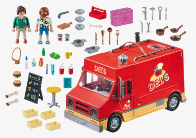Playmobil The Movie Del S Food Truck Plm70075 - Playmobil Del's Food Truck, HD Png Download, Transparent PNG