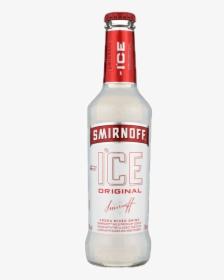 Smirnoff Ice Png - Glass Bottle, Transparent Png, Transparent PNG