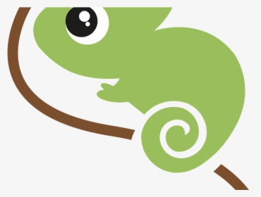 Png Freeuse Chameleon Clipart Baby - Cartoon, Transparent Png, Transparent PNG