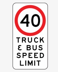 Speed Limit Sign, HD Png Download, Transparent PNG
