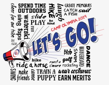 Camp Olympia Let S Go - Poster, HD Png Download, Transparent PNG
