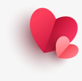 Valentine S Day Red And Pink Hearts - Heart, HD Png Download, Transparent PNG