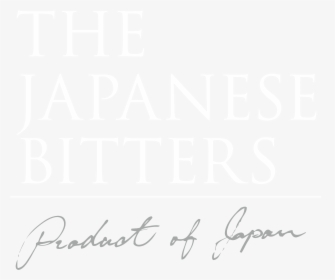 The Japanese Bitters - Calligraphy, HD Png Download, Transparent PNG