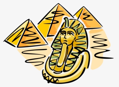 Vector Illustration Of Great Pyramids At Giza With, HD Png Download, Transparent PNG