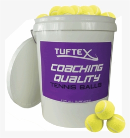 Bucket Of 96 Tennis Balls - Paddle Tennis, HD Png Download, Transparent PNG