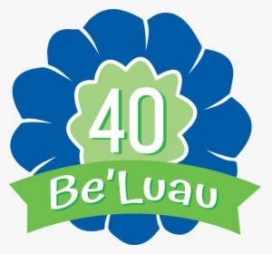 40 Be Luau Event Logo, HD Png Download, Transparent PNG