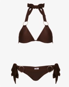 Italy Chocolate Coloured Two Piece Bikini - Swimsuit Top, HD Png Download, Transparent PNG