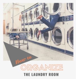 How To Organize Laundry Room - Washing Machine, HD Png Download, Transparent PNG