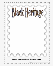 Blank Postage Stamp Template Clipart Paper Postage - Blank Postage Stamp Template, HD Png Download, Transparent PNG