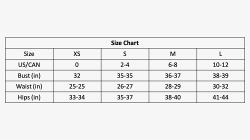 Large Size Chart Size Chart Parcel22 - Small Size Chart, HD Png Download, Transparent PNG