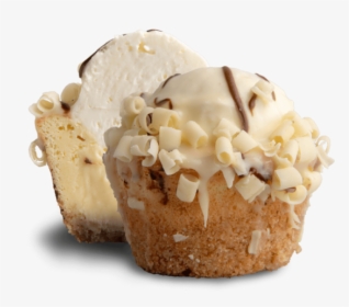 Cross-section View Of A White Chocolate Fudge Bomb - Cupcake, HD Png Download, Transparent PNG