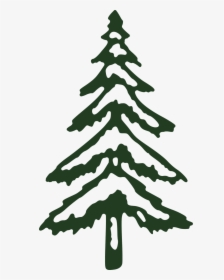 Snowcapped Pine Tree Svg Cut File - Christmas Tree, HD Png Download, Transparent PNG