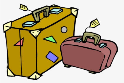 Bag Clipart Pack Bag - Pack A Suitcase Cartoon, HD Png Download, Transparent PNG