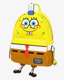 Spongebob 20th Anniversary 10” Faux Leather Mini Backpack - Lounge Fly Spongebob, HD Png Download, Transparent PNG
