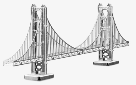 Metal Earth Architecture - Golden Gate Bridge 3d Model Art, HD Png Download, Transparent PNG