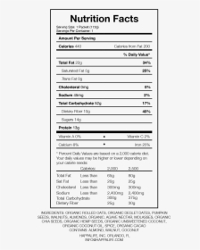 Happalife Back Lablel 3 01 - Nutrition Facts, HD Png Download, Transparent PNG