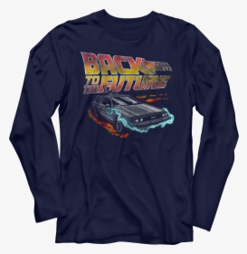 Distressed Delorean Time Machine Back To The Future - Back To The Future, HD Png Download, Transparent PNG