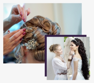 Bridal Hair Style - Bridal Hair Style Service, HD Png Download, Transparent PNG