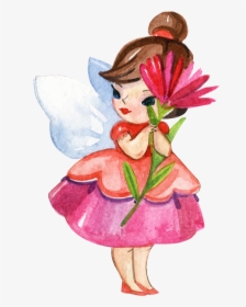 Disney Fairies Fairy Watercolor Painting Cartoon - Watercolor Fairy Png, Transparent Png, Transparent PNG