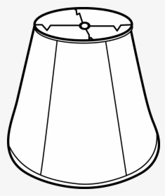 Clip Art Black White Lined Lampshade, HD Png Download, Transparent PNG