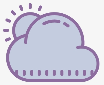 Cloudy Clipart Sun Behind Cloud - Icon, HD Png Download, Transparent PNG