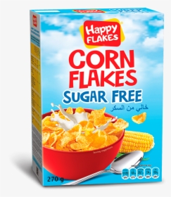 Happy Flakes No Sugar 270g - Corn Flakes, HD Png Download, Transparent PNG