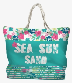 Sea Sun Sand Tote Bag, HD Png Download, Transparent PNG