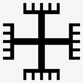 File - Slavic Cross - Svg - Slavic Paganism Symbol, HD Png Download, Transparent PNG