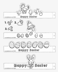 Make Your Own Easter Egg Holders Colouring Page Drawing - Cartoon, HD Png Download, Transparent PNG