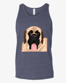 Mastiff Unisex Tank - Pug, HD Png Download, Transparent PNG