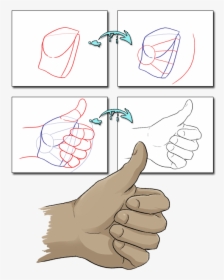 Thumbs Up Anime Draw, HD Png Download, Transparent PNG
