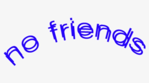 #friends #adesivo #sad #sadness #nofriends #tumblr - Majorelle Blue, HD Png Download, Transparent PNG