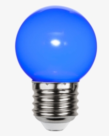 Led Lamp E27 G45 Outdoor Lighting - Blue Colour Bulb Png, Transparent Png, Transparent PNG