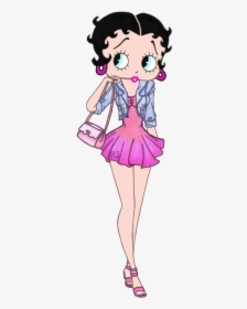 Springtime Betty Boop In Blue Jeans, HD Png Download, Transparent PNG
