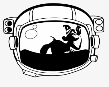 Space Dog Clipart Png Free Library Clipart - Laika Png, Transparent Png, Transparent PNG