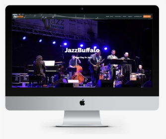 Jazz Buffalo Website Home Screen - Led-backlit Lcd Display, HD Png Download, Transparent PNG